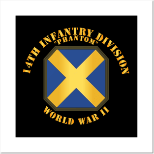 14th Infantry Division - Phantom - WWII Posters and Art